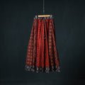 Ajrakh Hand Block Print 24 Kali Patchwork Cotton Long Skirt 109