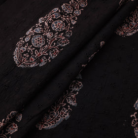 Kutch Hand Block Ajrakh Print Natural Dyed Cotton Hakoba Fabric 09