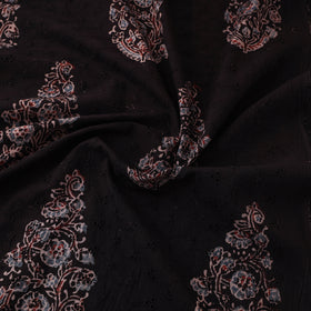 Kutch Hand Block Ajrakh Print Natural Dyed Cotton Hakoba Fabric 09