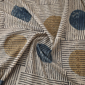 Kutch Hand Block Ajrakh Print Natural Dyed Cotton Hakoba Fabric 17