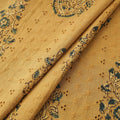 Yellow - kutch hand block ajrakh print natural dyed cotton