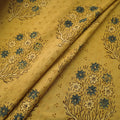 Yellow - kutch hand block ajrakh print natural dyed cotton