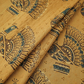 Kutch Hand Block Ajrakh Print Natural Dyed Cotton Hakoba Fabric 22
