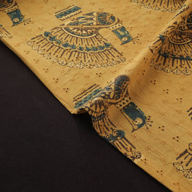 Kutch Hand Block Ajrakh Print Natural Dyed Cotton Hakoba Fabric 22