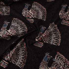 Kutch Hand Block Ajrakh Print Natural Dyed Cotton Hakoba Fabric 24