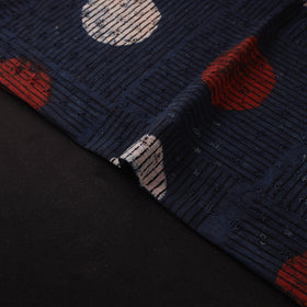 Kutch Hand Block Ajrakh Print Natural Dyed Cotton Hakoba Fabric 25