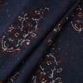Blue - kutch hand block ajrakh print natural dyed cotton