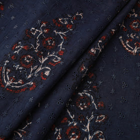Kutch Hand Block Ajrakh Print Natural Dyed Cotton Hakoba Fabric 26