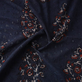 Kutch Hand Block Ajrakh Print Natural Dyed Cotton Hakoba Fabric 26