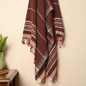 Buy Brown Organic Kala Cotton Handloom Towel Online