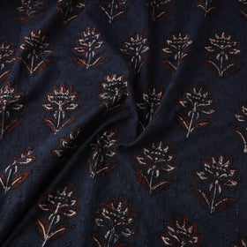 Kutch Hand Block Ajrakh Print Natural Dyed Cotton Hakoba Fabric 28