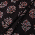 Black - kutch hand block ajrakh print natural dyed cotton