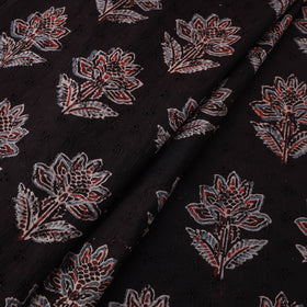 Kutch Hand Block Ajrakh Print Natural Dyed Cotton Hakoba Fabric 29