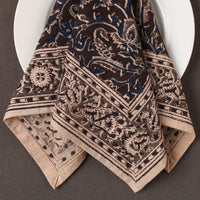 Pedana Kalamkari Block Print Natural Dyed Cotton Napkin 76