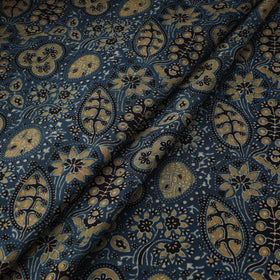 Kutch Ajrakh Print Hand Block Natural Dyed Cotton Fabric 02
