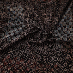 Kutch Ajrakh Print Hand Block Natural Dyed Cotton Fabric 07