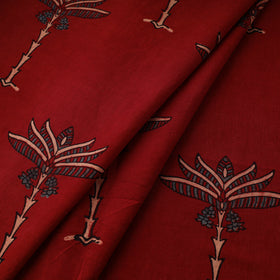 Kutch Ajrakh Print Hand Block Natural Dyed Cotton Fabric 10