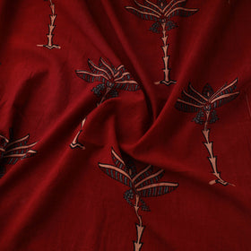 Kutch Ajrakh Print Hand Block Natural Dyed Cotton Fabric 10