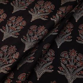 Kutch Ajrakh Print Hand Block Natural Dyed Cotton Fabric 13