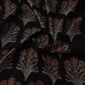 Kutch Ajrakh Print Hand Block Natural Dyed Cotton Fabric 13