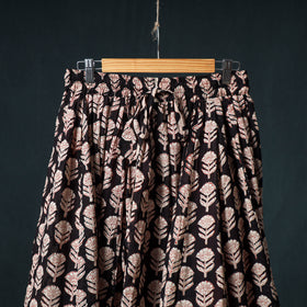 Bagru Hand Block Print 24 Kali Cotton Long Skirt 150
