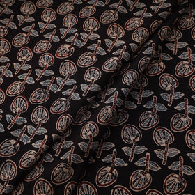 Kutch Ajrakh Print Hand Block Natural Dyed Cotton Fabric 17