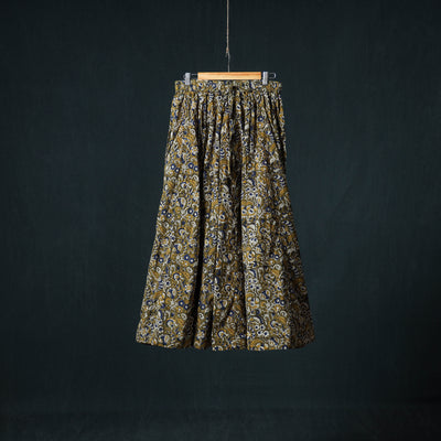 Bagru Hand Block Print 24 Kali Cotton Long Skirt 149