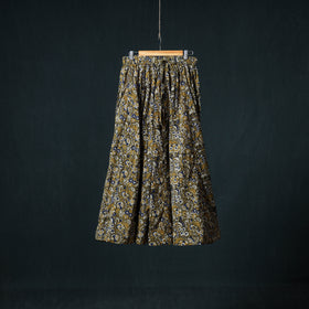 Bagru Hand Block Print 24 Kali Cotton Long Skirt 149