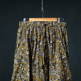 Bagru Hand Block Print 24 Kali Cotton Long Skirt 149
