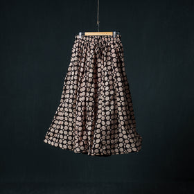 Bagru Hand Block Print 24 Kali Cotton Long Skirt 147