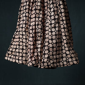 Bagru Hand Block Print 24 Kali Cotton Long Skirt 147