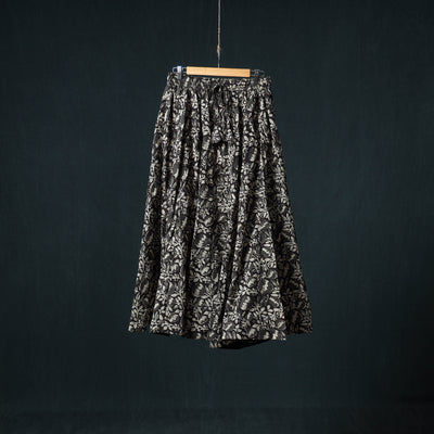 Bagru Hand Block Print 24 Kali Cotton Long Skirt 146