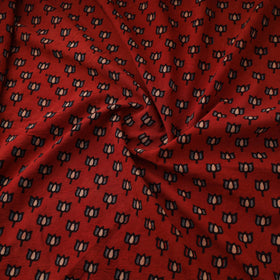 Kutch Ajrakh Print Hand Block Natural Dyed Cotton Fabric 22