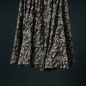 Bagru Hand Block Print 24 Kali Cotton Long Skirt 146