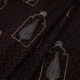 Kutch Ajrakh Print Hand Block Natural Dyed Cotton Fabric 24