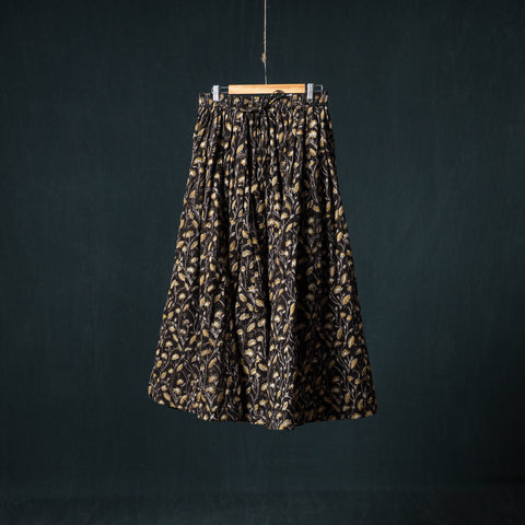 Bagru Hand Block Print 24 Kali Cotton Long Skirt 145