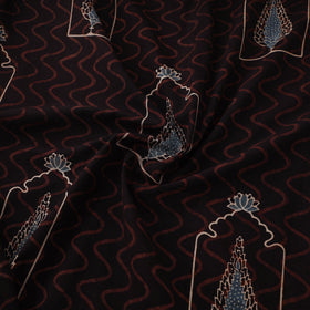 Kutch Ajrakh Print Hand Block Natural Dyed Cotton Fabric 24