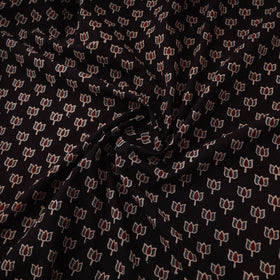 Kutch Ajrakh Print Hand Block Natural Dyed Cotton Fabric 25