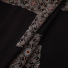 Kutch Ajrakh Print Hand Block Natural Dyed Cotton Fabric 26