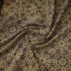 Kutch Ajrakh Print Hand Block Natural Dyed Cotton Fabric 27