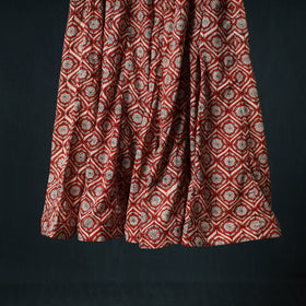 Bagru Hand Block Print 24 Kali Cotton Long Skirt 152