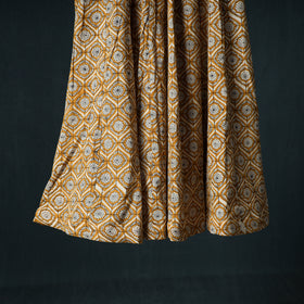 Bagru Hand Block Print 24 Kali Cotton Long Skirt 153