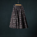 Bagru Hand Block Print 24 Kali Cotton Long Skirt 154