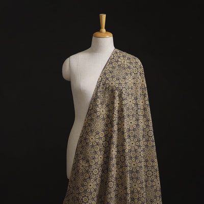 Kutch Ajrakh Print Hand Block Natural Dyed Cotton Fabric 27