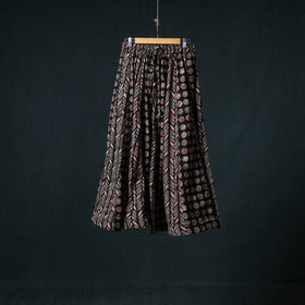 Bagru Hand Block Print 24 Kali Cotton Long Skirt 156