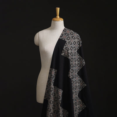 Kutch Ajrakh Print Hand Block Natural Dyed Cotton Fabric 26