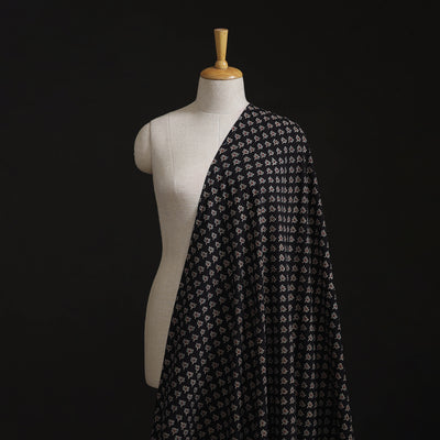 Kutch Ajrakh Print Hand Block Natural Dyed Cotton Fabric 25