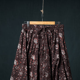Bagru Hand Block Print 24 Kali Cotton Long Skirt 157