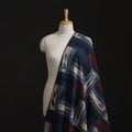 Blue - kutch ajrakh print hand block natural dyed cotton