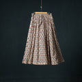 Bagru Hand Block Print 24 Kali Cotton Long Skirt 159